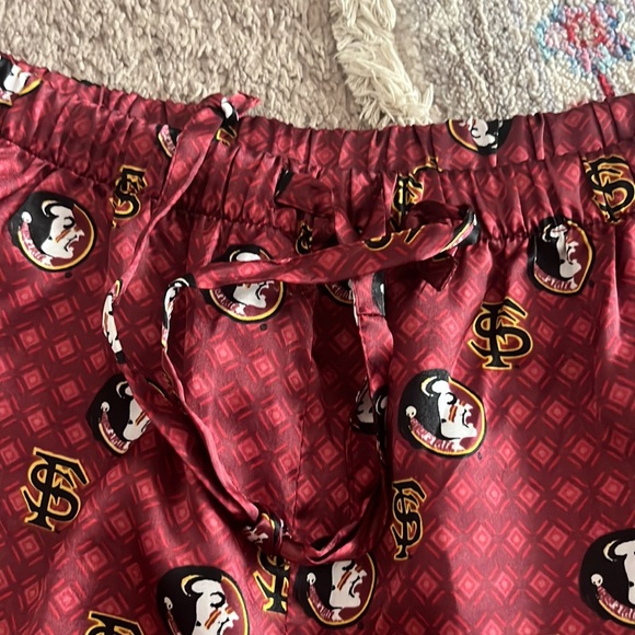 VINTAGE FSU PJ PANTS BY COLLEGE CONCEPTS, GENTLY USED, WOMENS LARGE - Picture 2 of 3